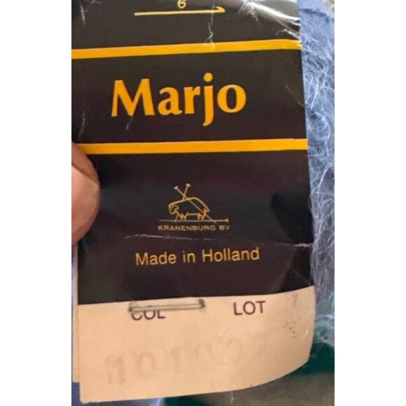 Marjo by Kranenburg Holland Wool & Viscose Light Blue Yarn Skeins Set Of 2 - Picture 3 of 4